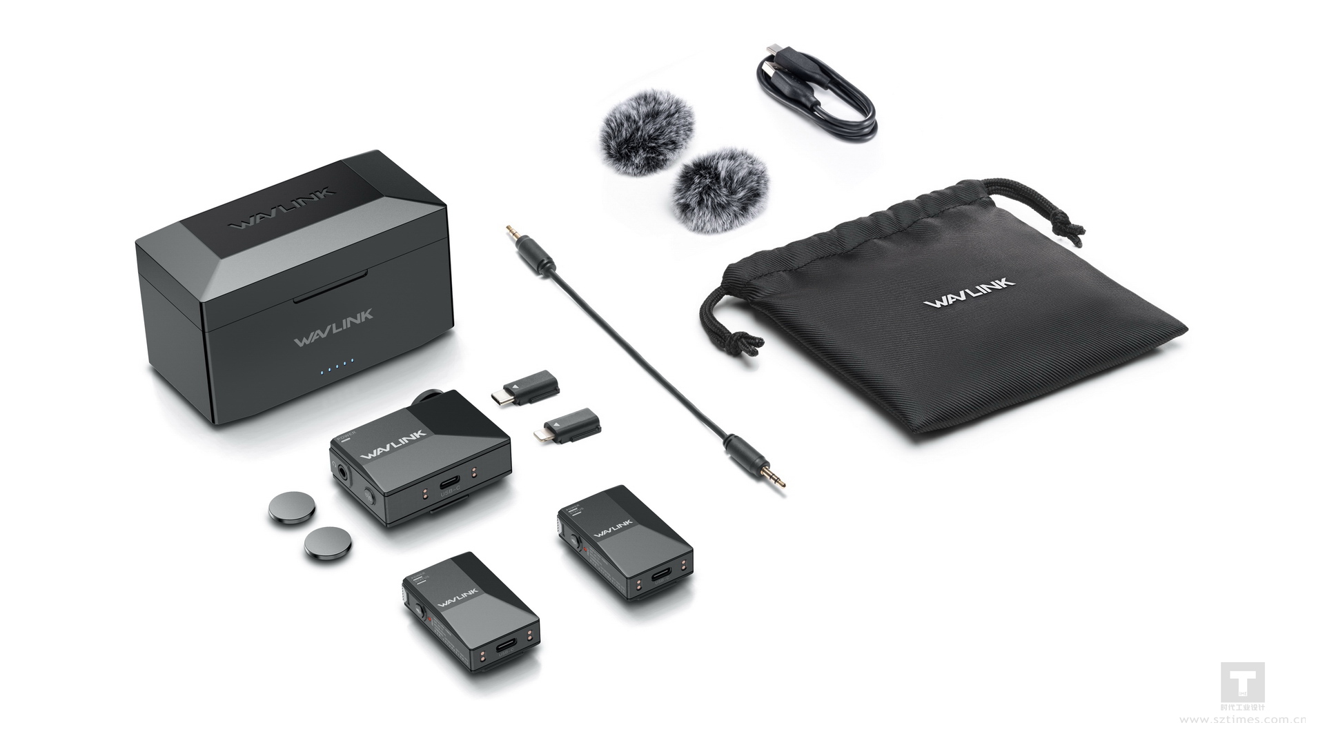 领夹麦克风工业设计、深圳领夹麦外观设计、深圳工业设计公司、深圳专业的音频产品设计公司